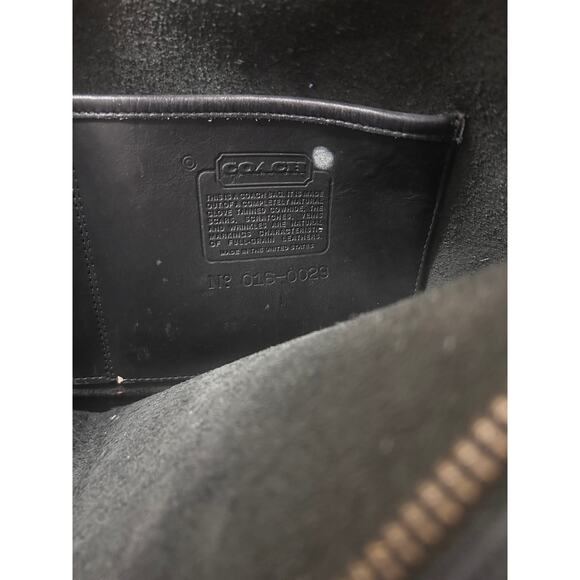 Vintage Coach Embassy Briefcase No. 018-0029 USA Made Black Glove Tanned Leather - Picture 5 of 12